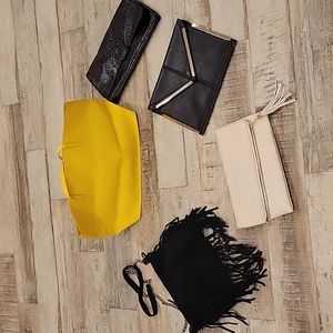 Lot of 5 bags  Please note: Some bags have stain marks on them!